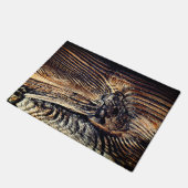Holztextur Cool einzigartig Fußmatte (Schrägansicht)