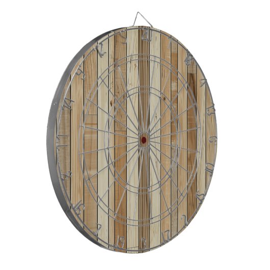 Holztexturdartboard Dartscheibe (Vorderseite Links)