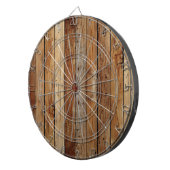 Holztexturdartboard Dartscheibe (Vorderseite rechts)