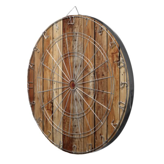 Holztexturdartboard Dartscheibe (Vorderseite rechts)