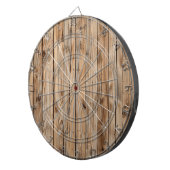 Holztexturdartboard Dartscheibe (Vorderseite rechts)