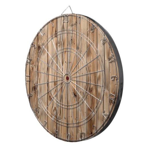 Holztexturdartboard Dartscheibe (Vorderseite rechts)