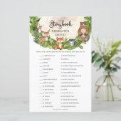 Holztiere Storybook Character Match (Stehend Vorderseite)