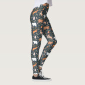 Holztiere und Holzleder Leggings (Rechts)