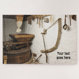 Holztöne der mittelalterlichen Bauernhöfe Puzzle