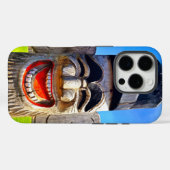 Holztotem, die Zähne lachen, sehen Foto kühn und l Case-Mate iPhone Hülle (Rückseite (Horizontal))
