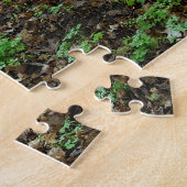 Holztreppen durch den Wald Puzzle (Seite)