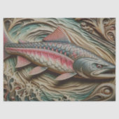 Holztrolle-Dekoupage Seidenpapier (Vorderseite)