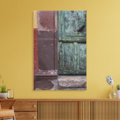 Holztür Abstrakt Leinwanddruck (Insitu (Wohnzimmer))