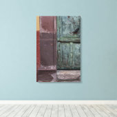 Holztür Abstrakt Leinwanddruck (Insitu (Holzboden))