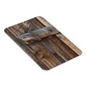 Holztür nah nach oben, Kalifornien Magnet (Rechte Seite)