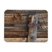 Holztür nah nach oben, Kalifornien Magnet (Horizontal)