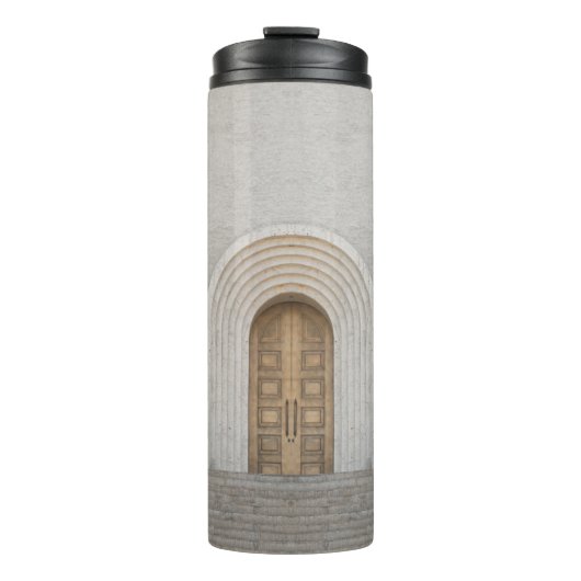 HOLZTÜR THERMOSBECHER (Vorderseite)