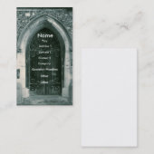 Holztür-Visitenkarten Visitenkarte (Vorne/Hinten)