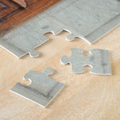 Holztüren in Madrid, Spanien Puzzle (Seite)