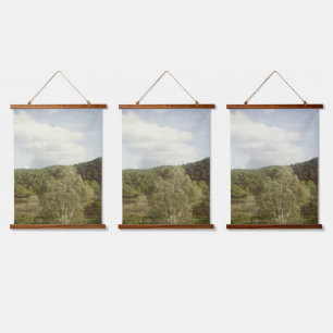 Holzüberzogene Wandteppiche