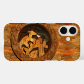 Holzuhr Case-Mate iPhone Hülle (Rückseite (Horizontal))