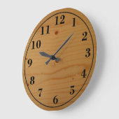 Holzuhr Große Wanduhr (Winkel)