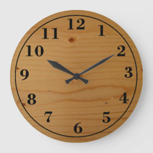 Holzuhr Große Wanduhr
