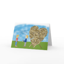 HolzValentine - unbedruckte Innenseite (nach Kunde