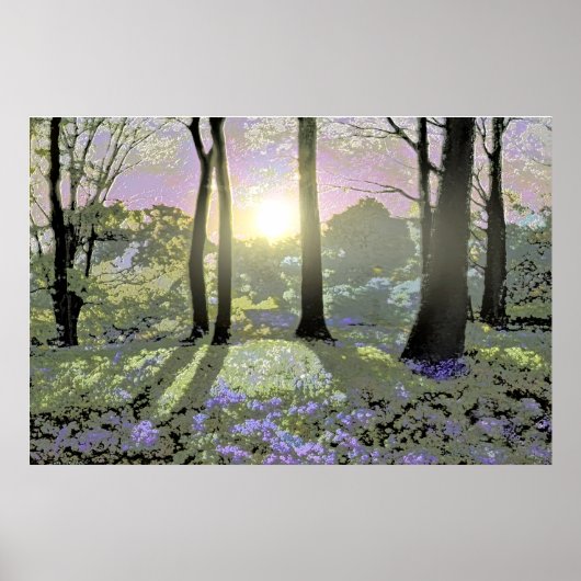 Holzvertäfelter Wandteppich Poster (Vorne)