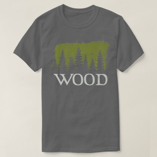 Holzwanderung im Freien Bushcraft Foresters Premiu T-Shirt (Design vorne)