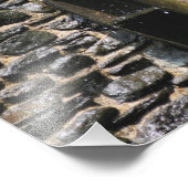 Holzwasserrad 10x8 fotodruck (Ecke)