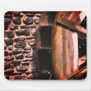 Holzwasserrädernatur Mousepad