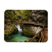 Holzweg durch den Schlucht der Vintgar-Schlucht Magnet (Horizontal)