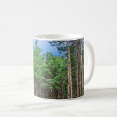 Holzweg im Kiefernwald Kaffeetasse (VorderseiteRechts)