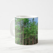 Holzweg im Kiefernwald Kaffeetasse (Vorderseite Links)