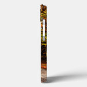 Holzweg mit Laubblätterung Case-Mate iPhone Hülle (Rückseite / Links)