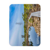 Holzweg über den Sumpf in Estland Magnet (Vertikal)