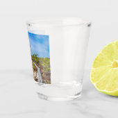 Holzweg über den Sumpf in Estland Schnapsglas (Rechts)