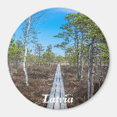 Holzweg über Sumpfmagnet Magnet (Vorne)