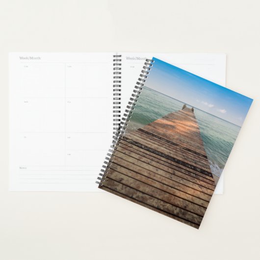 Holzweg und Meer im Sommer Planer (Anzeige)