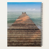 Holzweg und Meer im Sommer Planer (Rückseite)