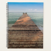 Holzweg und Meer im Sommer Planer (Vorderseite)