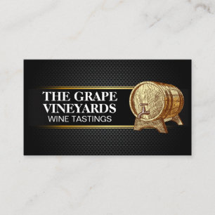 Holzweinfähle   Muster für schwarze Kohlenstofffas Visitenkarte