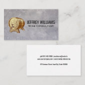 Holzweinfähle Visitenkarte (Vorne/Hinten)