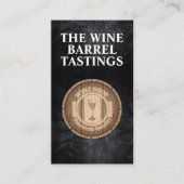 Holzweinfähle Visitenkarte (Vorderseite)