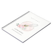 Holzweiße Wasserfarbe Koch Blumenkohl Rezept Notizblock (Linke Seite)