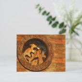 Holzwerk Postkarte (Stehend Vorderseite)