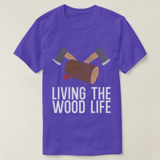 Holzwerkstoff-Geschenk T-Shirt (Design vorne)