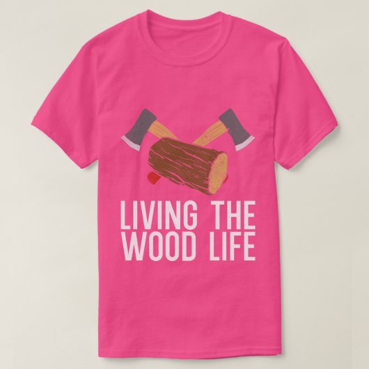 Holzwerkstoff-Geschenk T-Shirt (Design vorne)