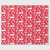 Holzwerkzeuge für Tischlerarbeiten Geschenkpapier (Flach)