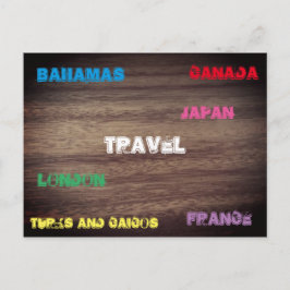 Holzwirkungsreise Postkarte