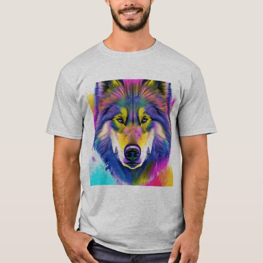 Holzwolf-T-Shirts T-Shirt (Vorderseite)