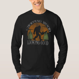 Holzwolle, die gute Foot Foresters Holz aussehen T-Shirt
