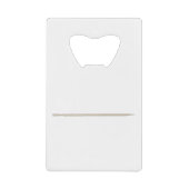 Holzzahnholz Geldbeutel Flaschenöffner (Vorderseite)